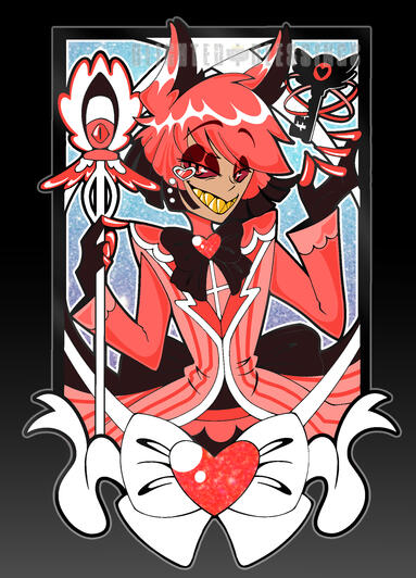 Magical Girl Inspired Alastor - Enamel Pin - 2024